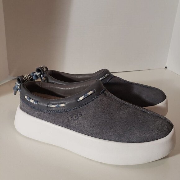 UGG Classic Boom Slip On Charcoal Sneaker size 6 NWOB - Picture 3 of 11